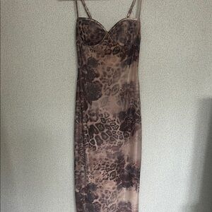 Leopard Print Bodycon Dress